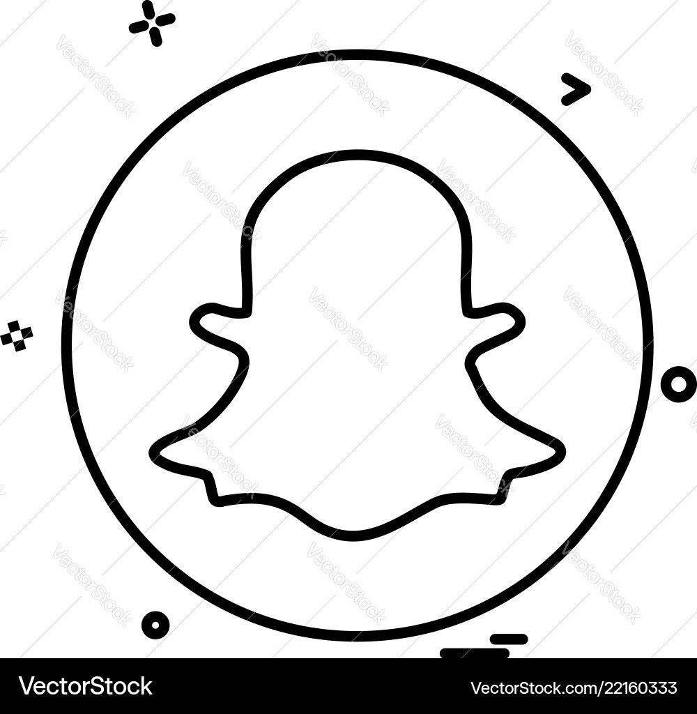 Media network social snapchat icon design Media network social snapchat icon design vector image