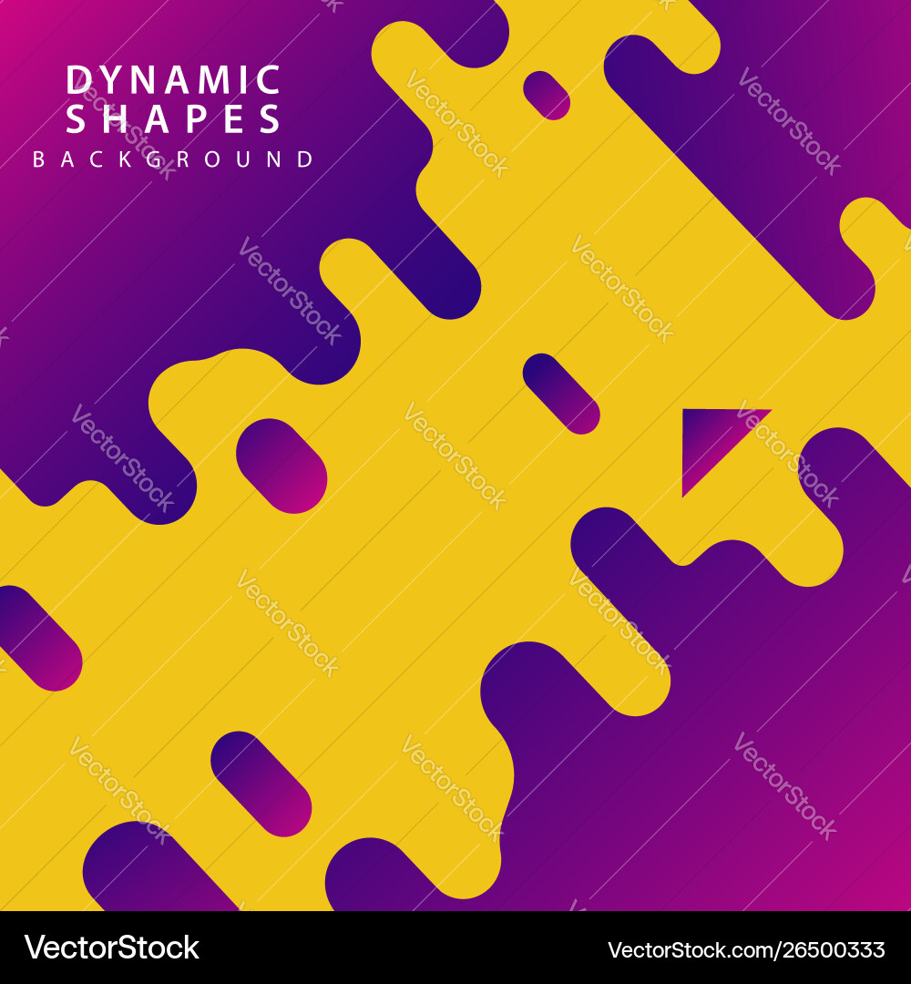 Modern dynamic shapes style background Modern dynamic shapes style background vector image