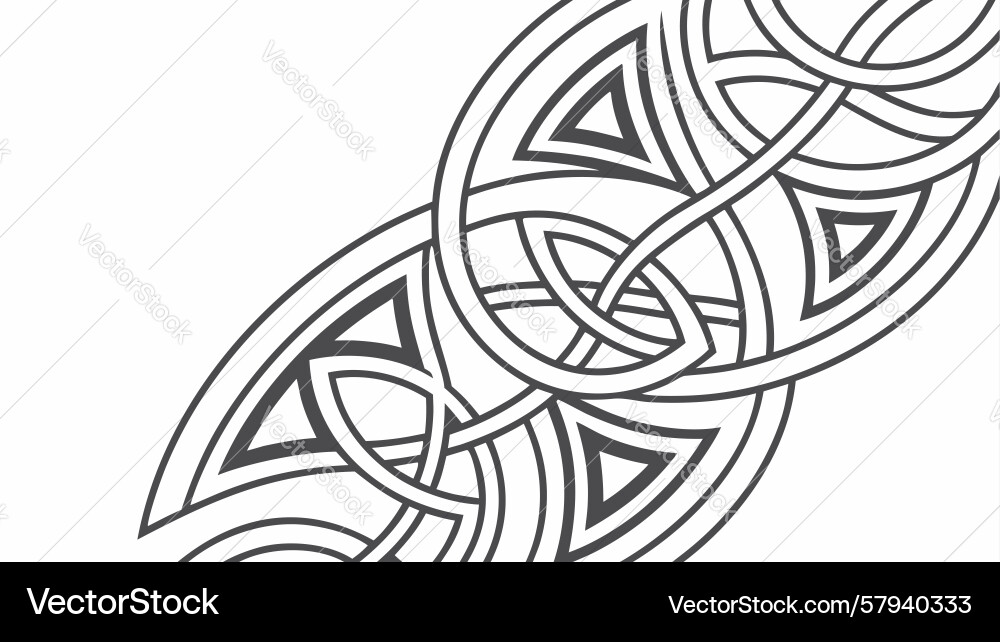 Ornate Scroll Pattern Vector Image