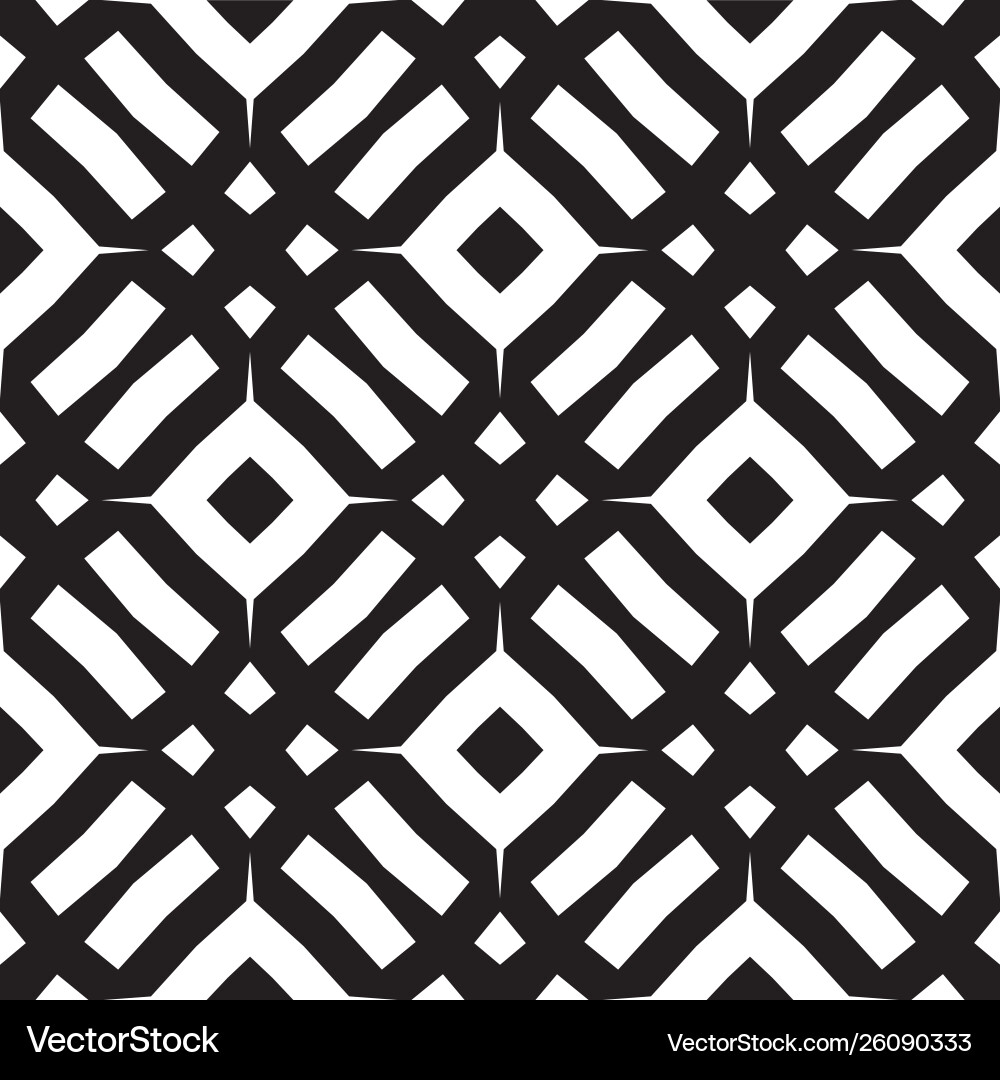 Seamless monochrome pattern tiling textile swatch Seamless monochrome pattern tiling textile swatch vector image