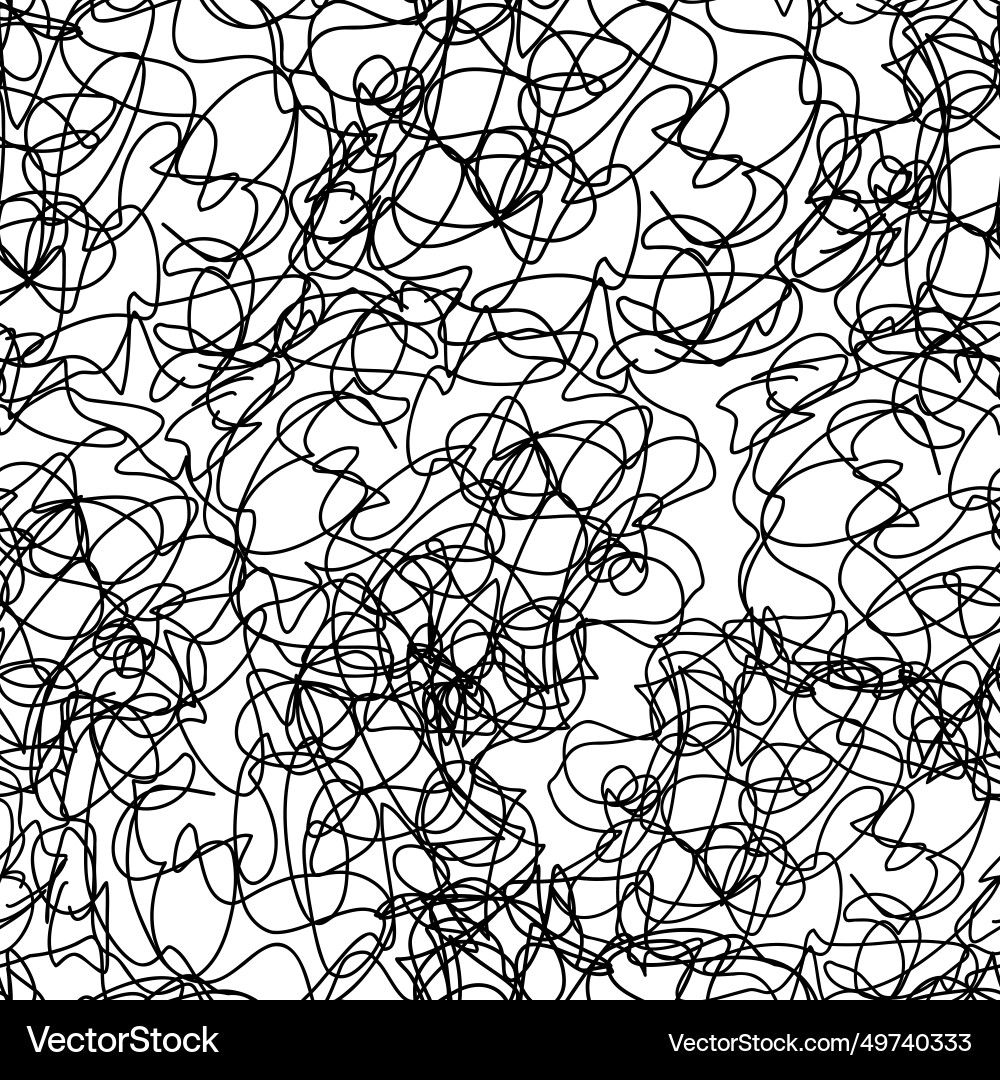 Seamless monochrome pattern with abstract Seamless monochrome pattern with abstract vector image