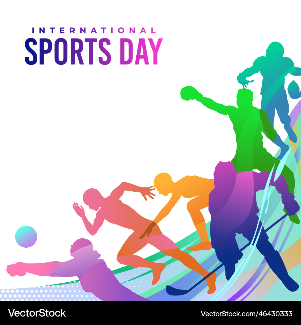 I love sports Royalty Free Vector Image - VectorStock