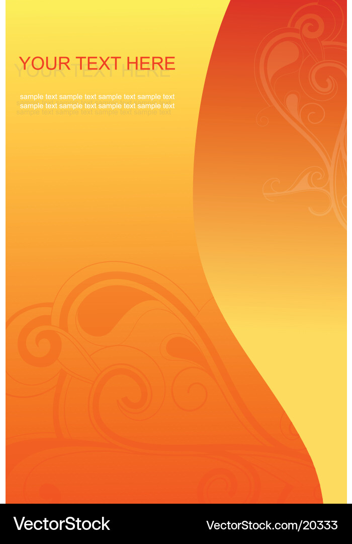 Swirl Pattern Element vector image
