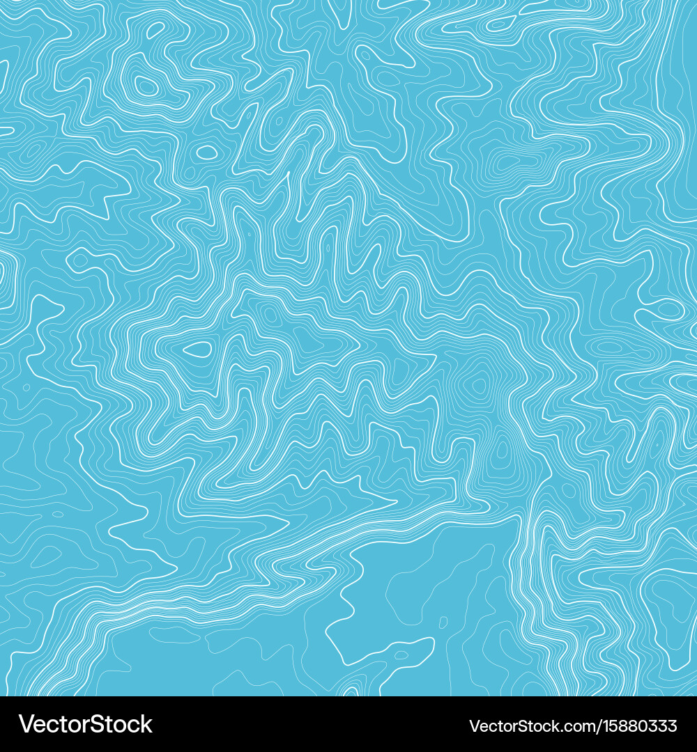 Topographic map background with space for copy Vector Image