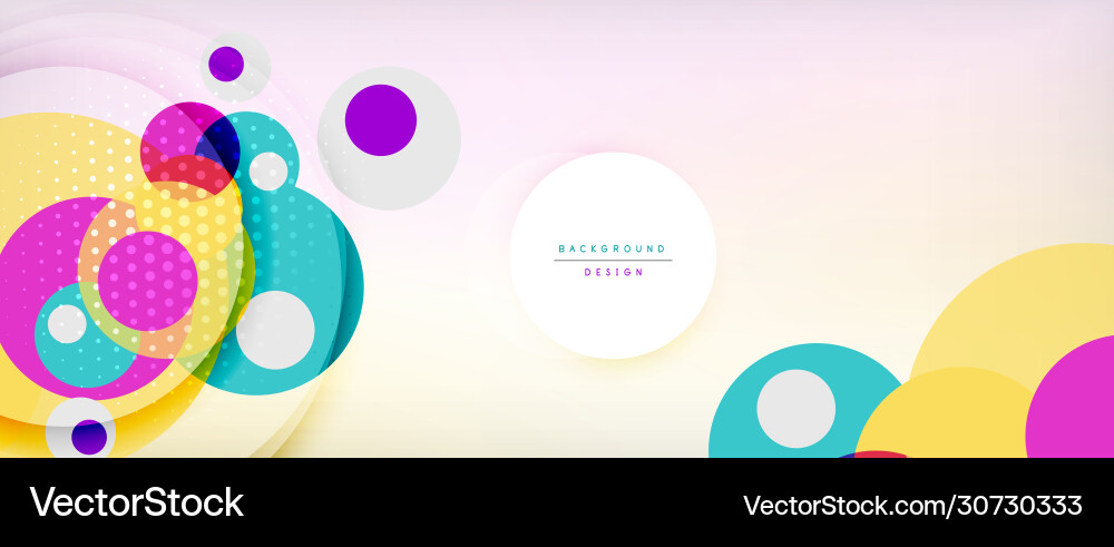 Trendy simple circle abstract background dynamic Trendy simple circle abstract background dynamic vector image