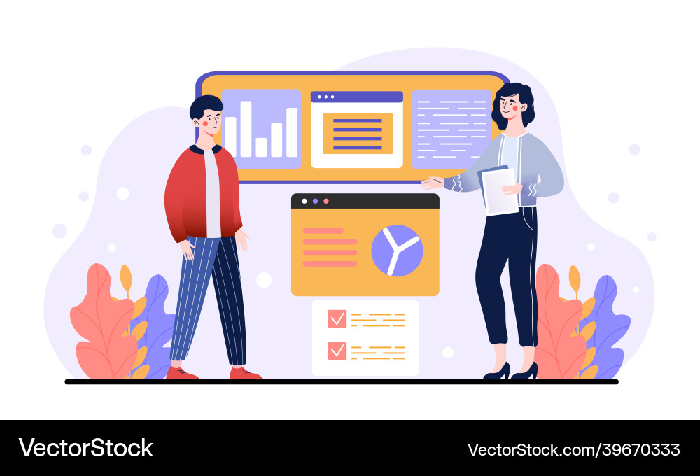 User interface optimization Vector Image
