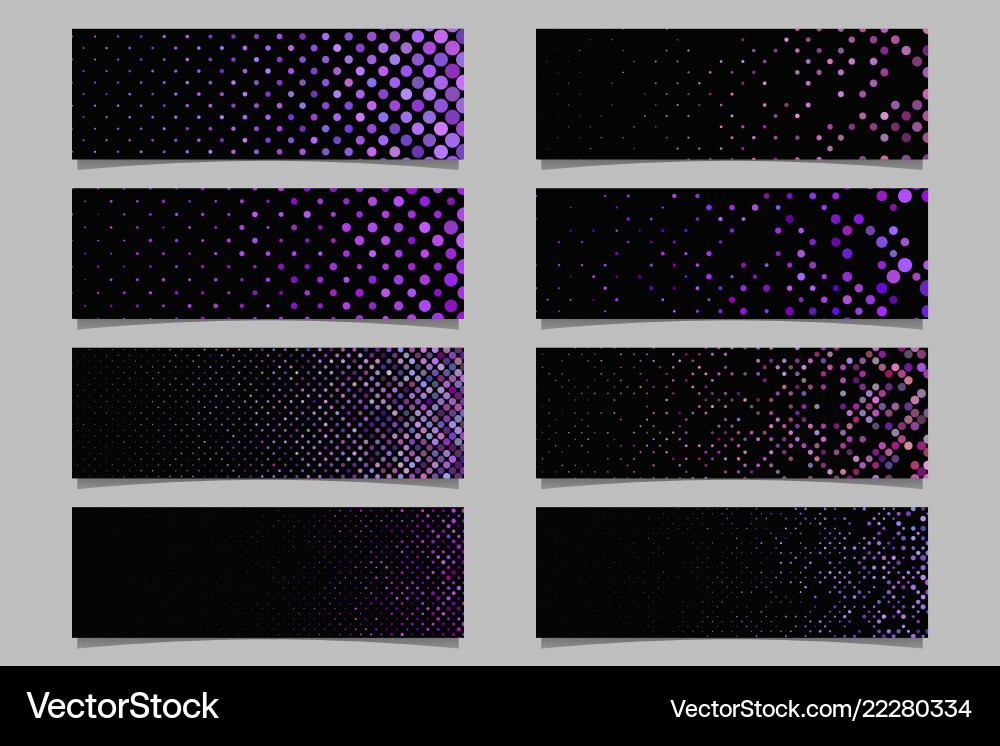 Abstract dot pattern banner background template Abstract dot pattern banner background template vector image
