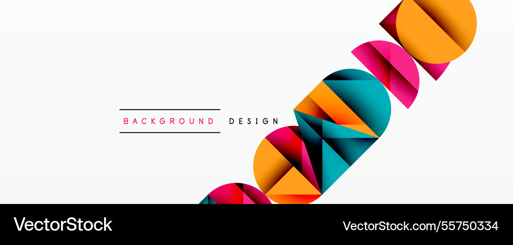 Abstract geometric pattern with intersecting Abstract geometric pattern with intersecting Vector Image