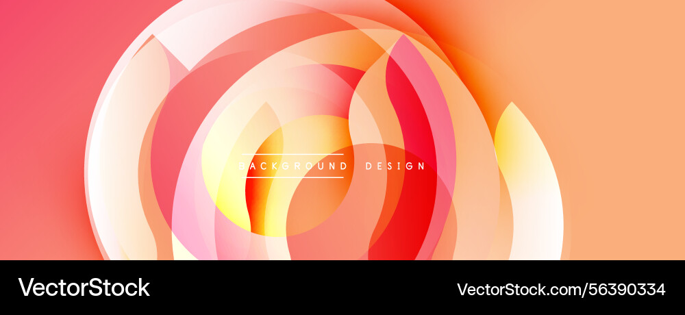 Abstract layers create vibrant circular design Abstract layers create vibrant circular design vector image
