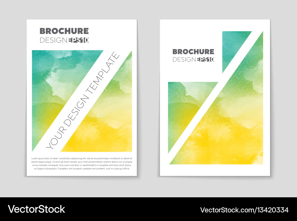 Abstract layout background set for art Vector Image