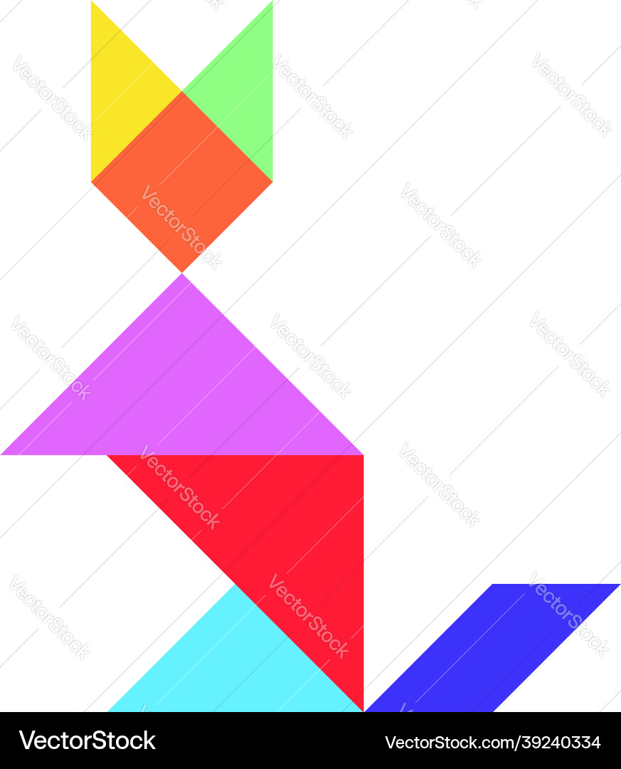 Tangram a color sale