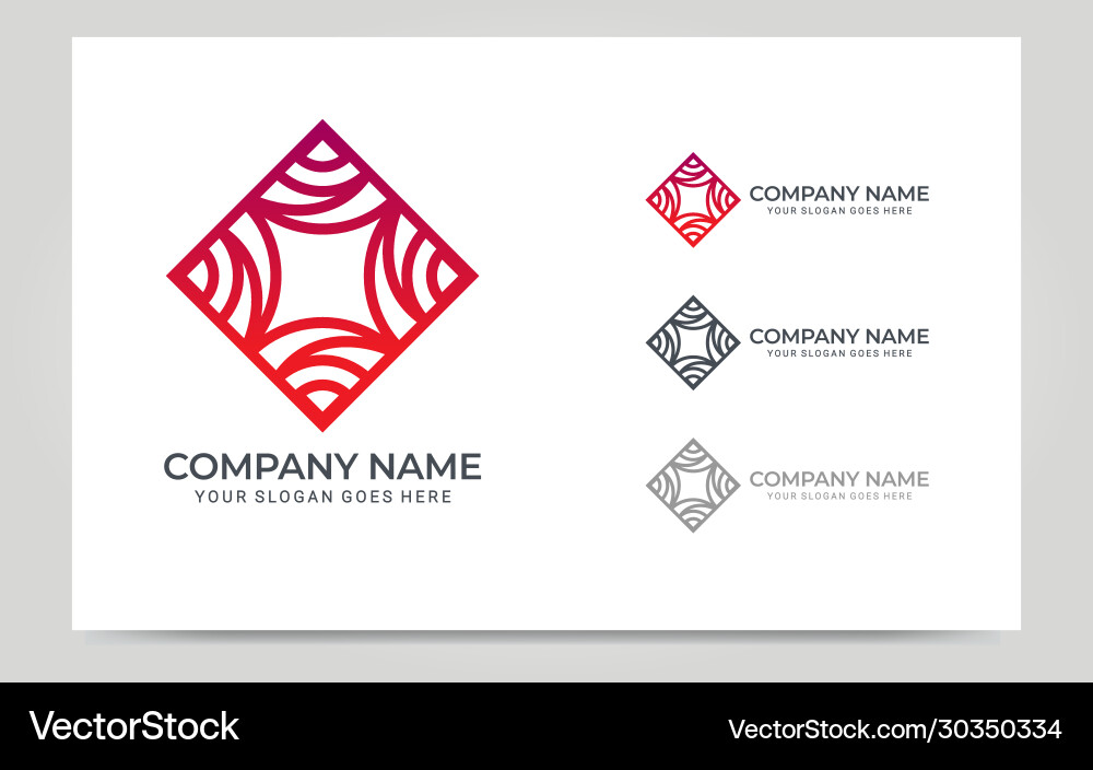 Moderne geometrische abstrakte Logo-Design editierbar Moderne geometrische abstrakte Logo-Design editierbar vektorbild