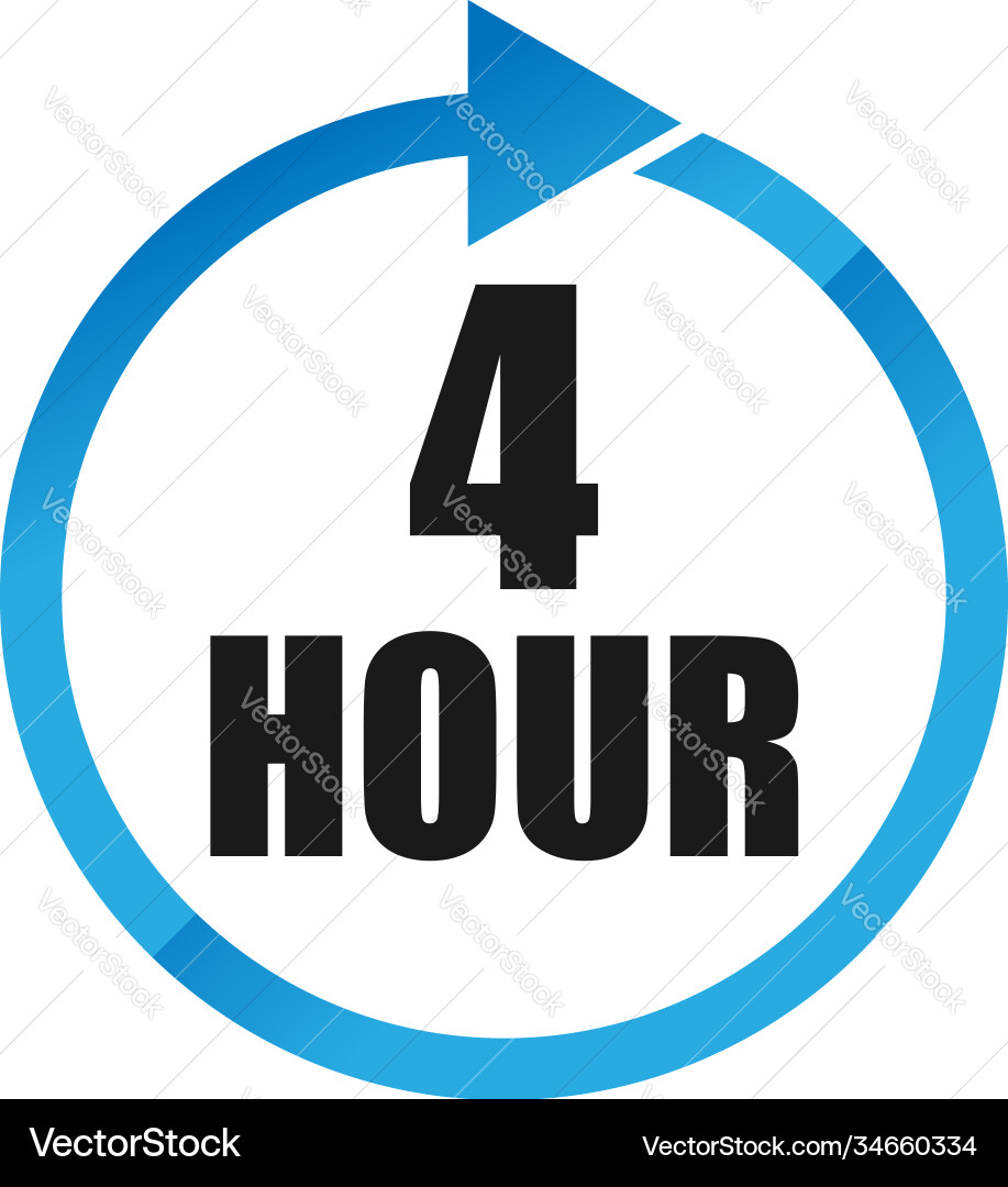 Numbers numerals dial time duration and schedule Vector Image