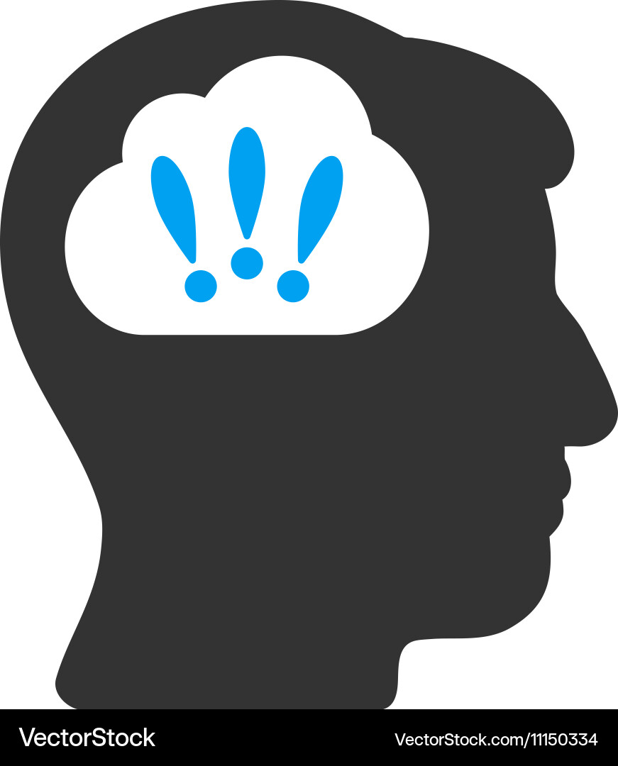 Problem brainstorm flat icon vector image