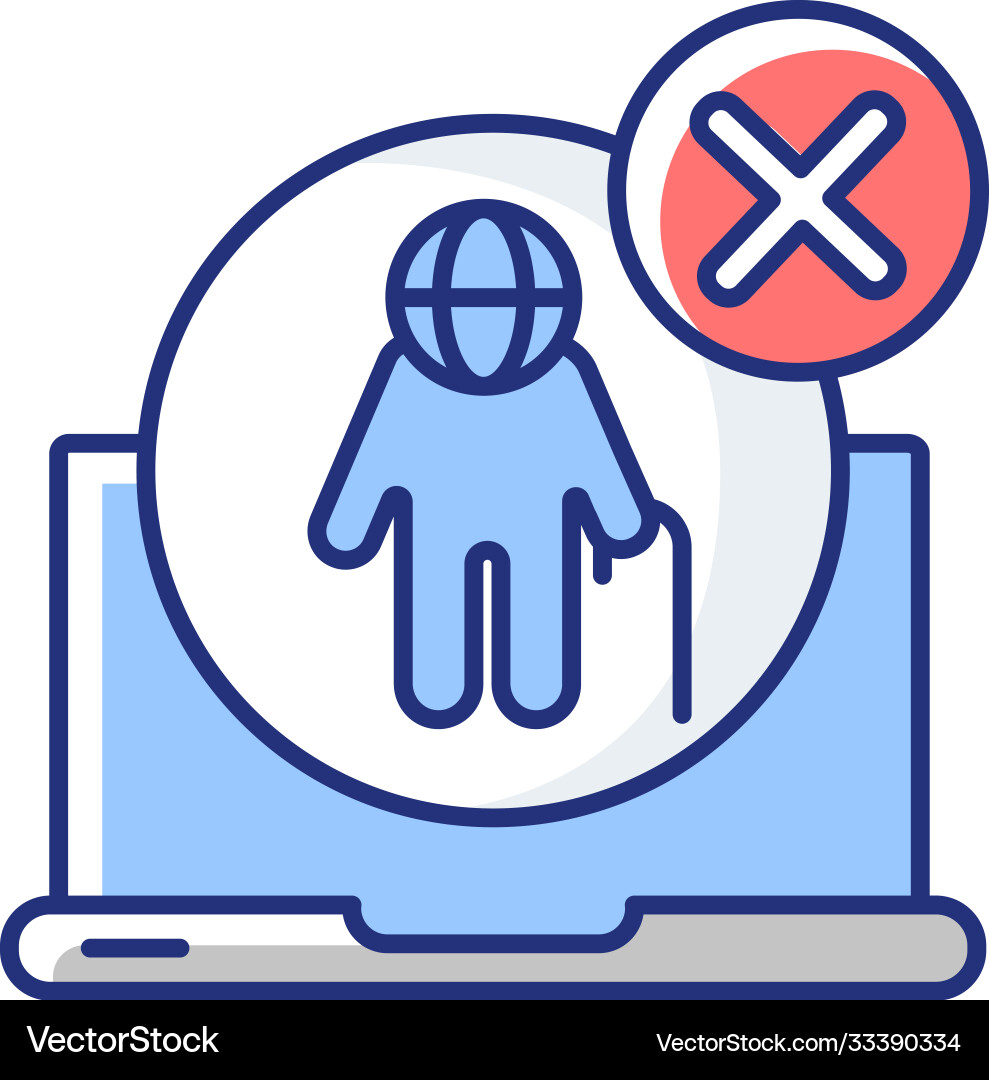 Version not supported rgb color icon Version not supported rgb color icon vector image