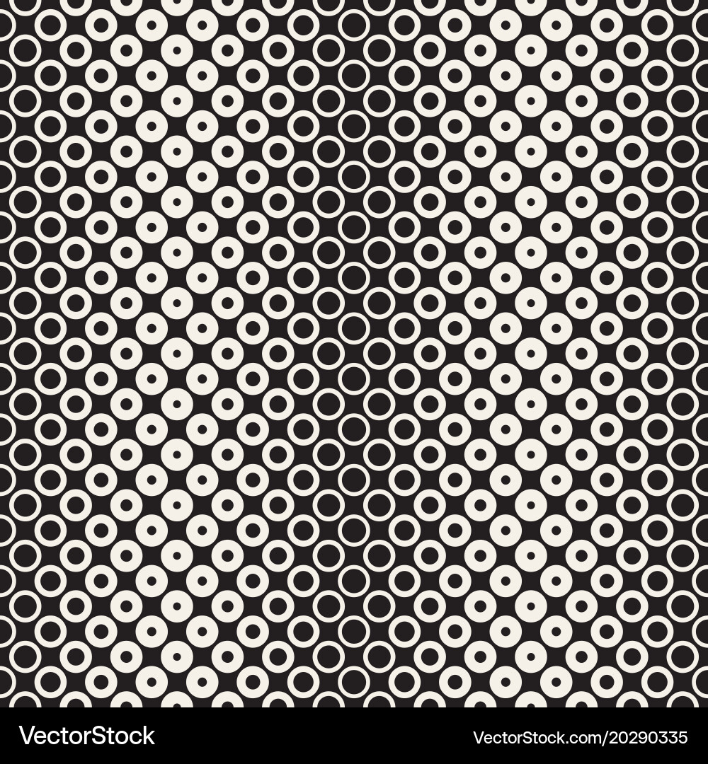 Abstract Halftone Circle Pattern vector image