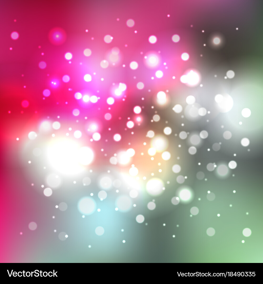 Blurred background with bokeh effect Vector Image