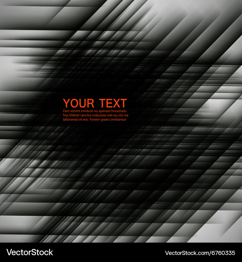Dynamic Black Line Pattern vector image