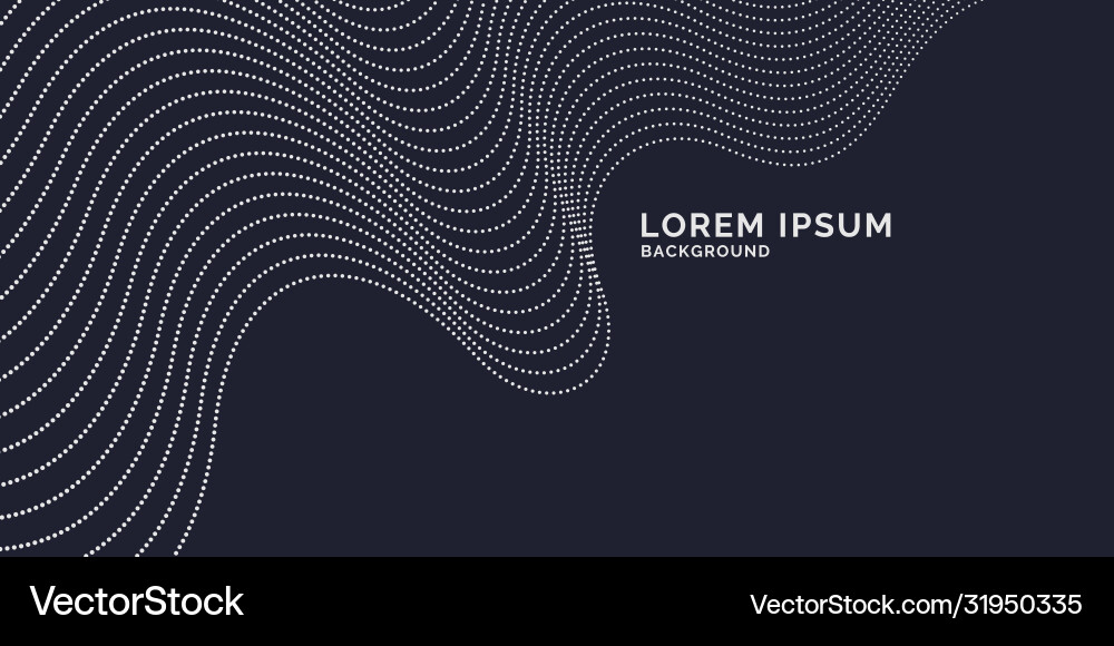 Dynamic Wave Background Vector Image