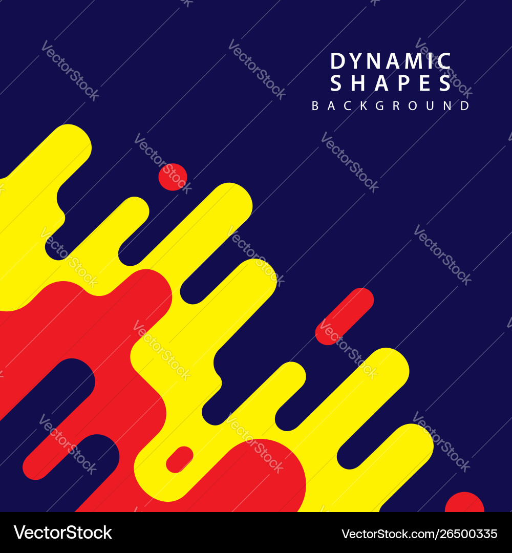 Modern dynamic shapes style background Modern dynamic shapes style background vector image