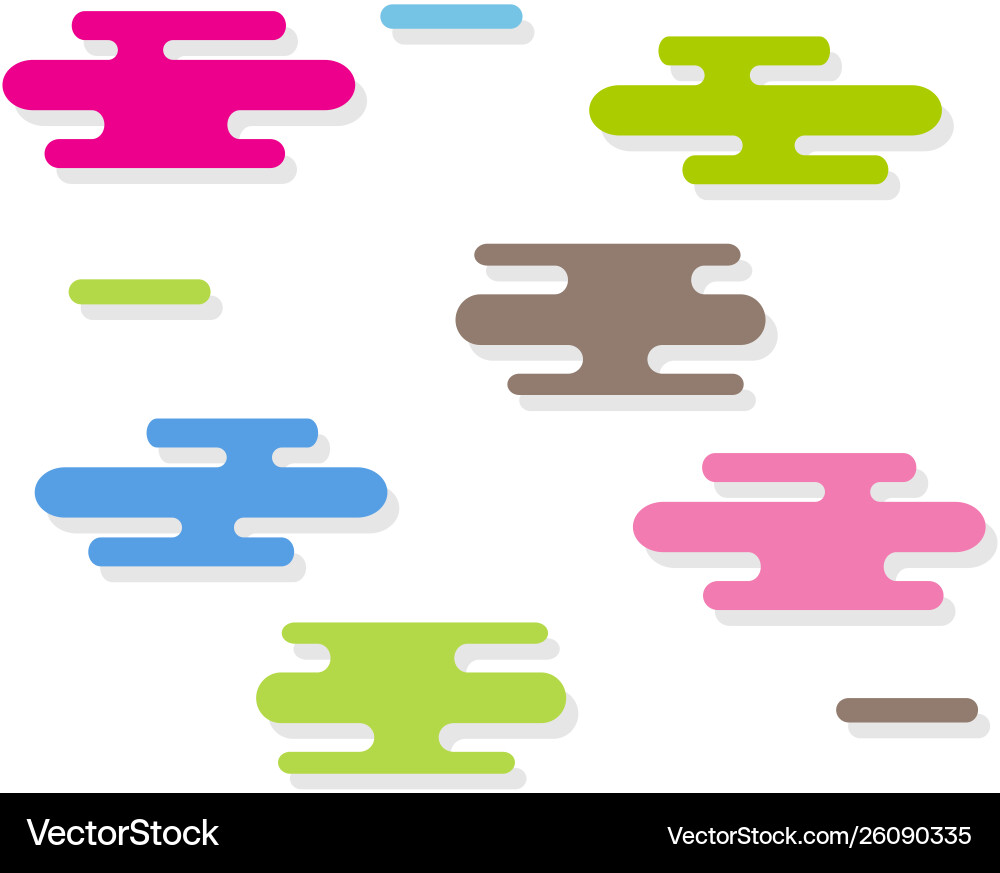 Seamless multicolored modern abstract pattern Seamless multicolored modern abstract pattern vector image