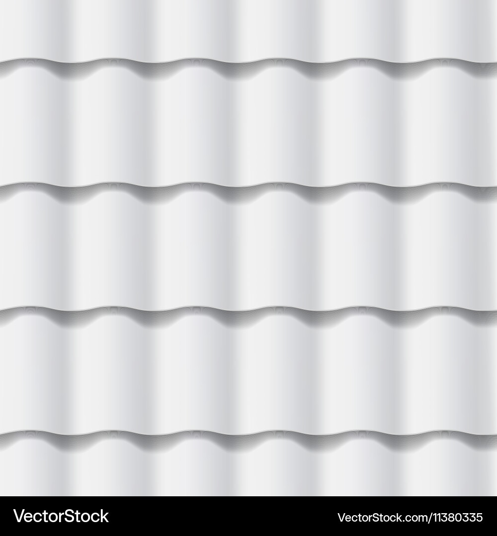 Tiled roof seamless pattern Royalty Free Vector Image