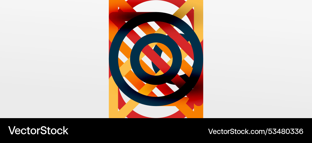 Abstract background - colorful circle lines Abstract background - colorful circle lines vector image
