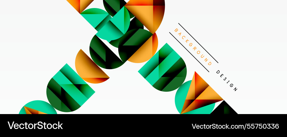 Abstract geometric pattern with intersecting Abstract geometric pattern with intersecting Vector Image