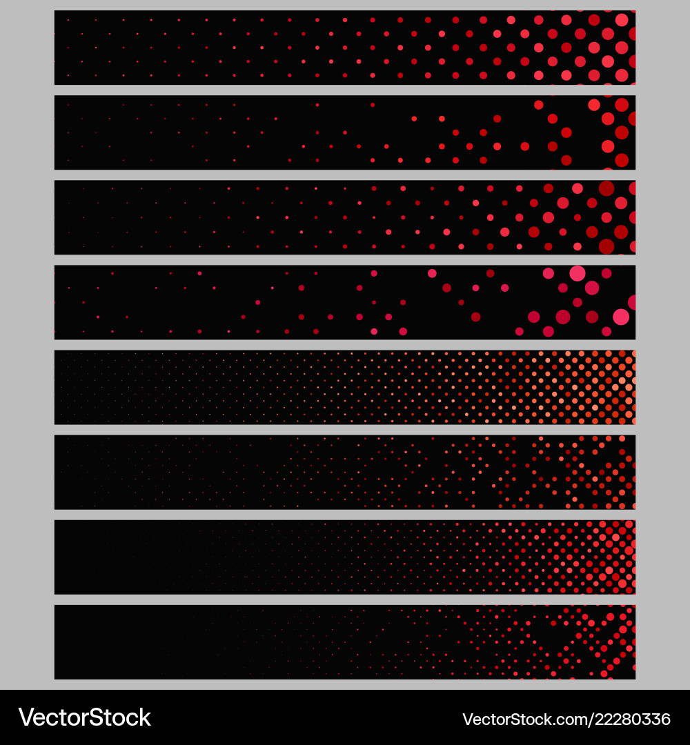 Color abstract dot pattern rectangular web banner Color abstract dot pattern rectangular web banner Vector Image