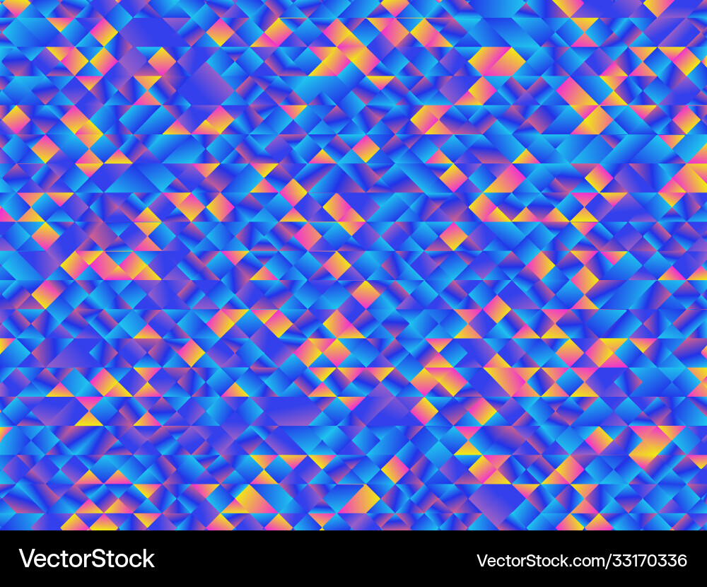 Colorful Triangular Gradient Vector Image