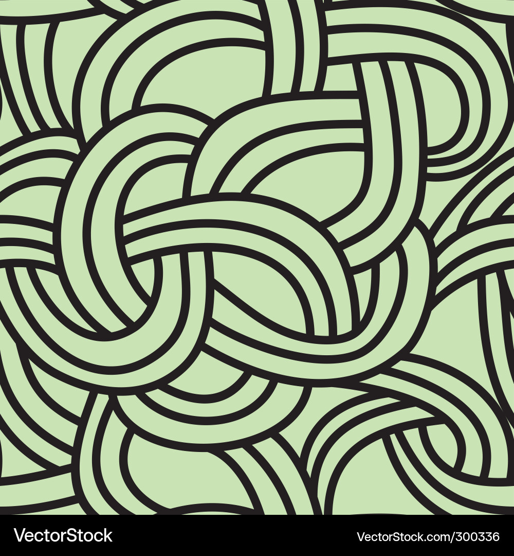 Intricate Knot Pattern Vector Image