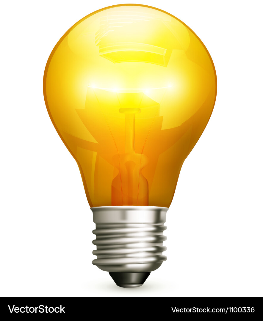 Lightbulb Royalty Free Vector Image - VectorStock