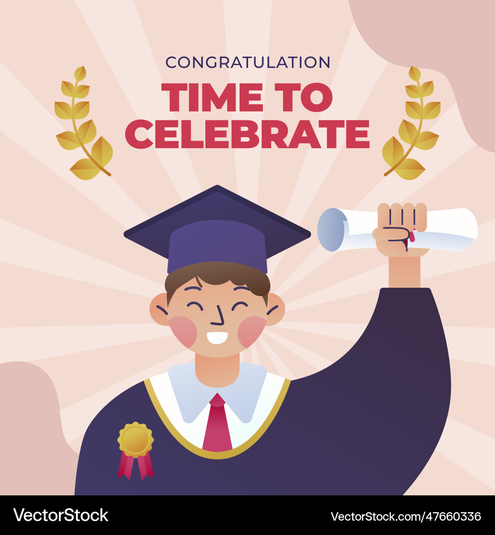 Posts set class graduation Posts set class graduation Vector Image