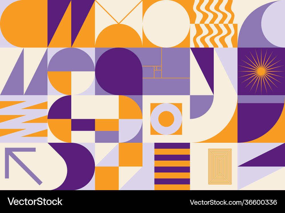 Swiss design abstract geometric pattern graphics Swiss design abstract geometric pattern graphics vector image