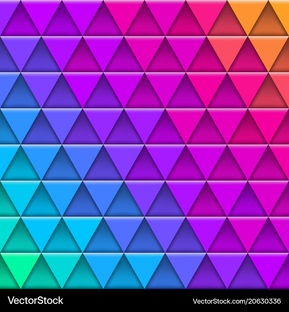 Triangular Mosaic Pattern vector image