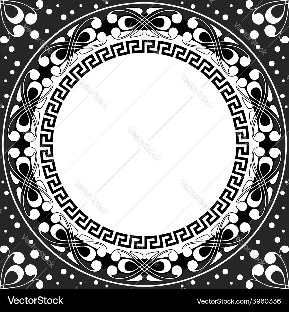 White pattern of spirals swirls and chains vector image