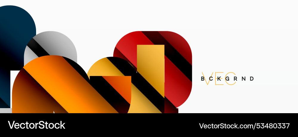 Abstract background colorful geometric curve Abstract background colorful geometric curve Vector Image