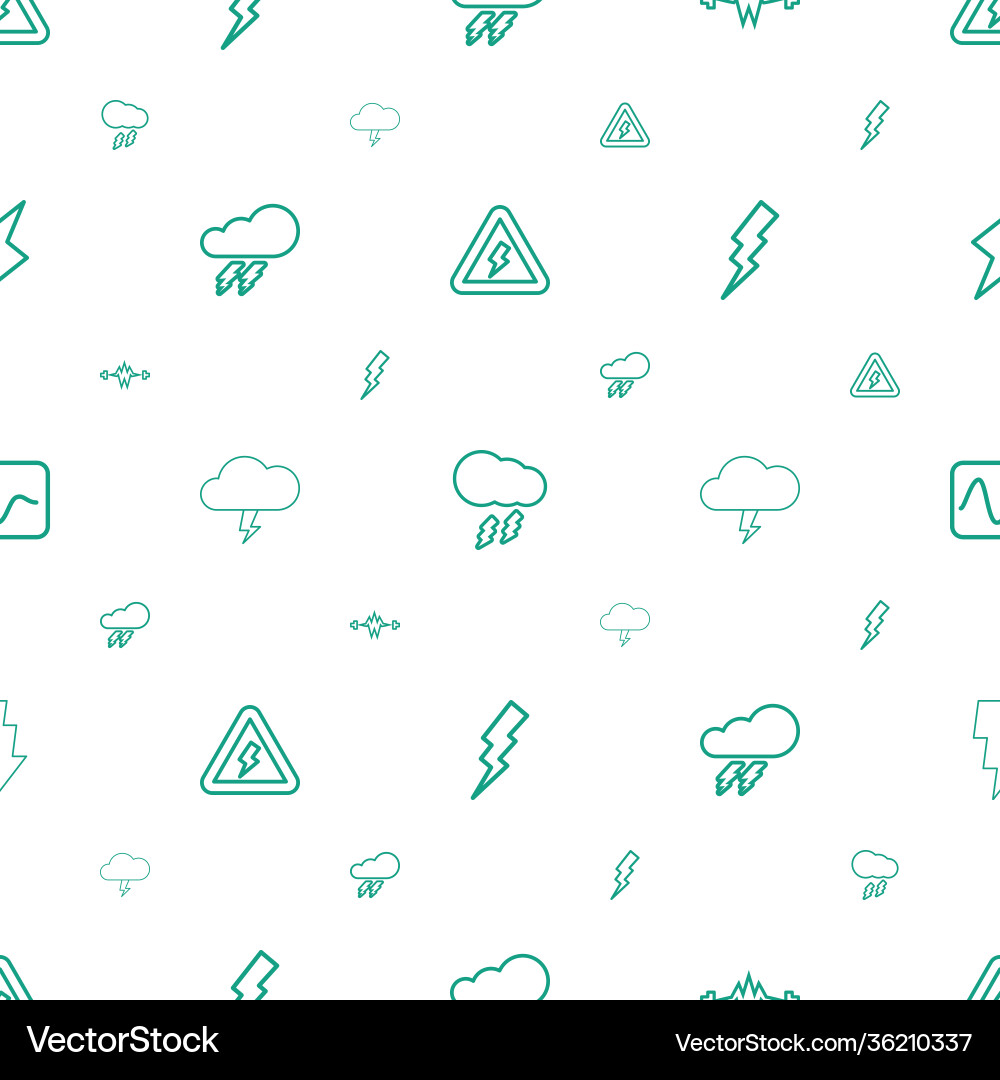 Lightning icons pattern seamless white background Lightning icons pattern seamless white background Vector Image