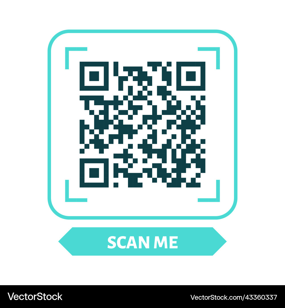 Scannen Sie mich qr Code Design für Zahlungstext Scannen Sie mich qr Code Design für Zahlungstext vektorbild