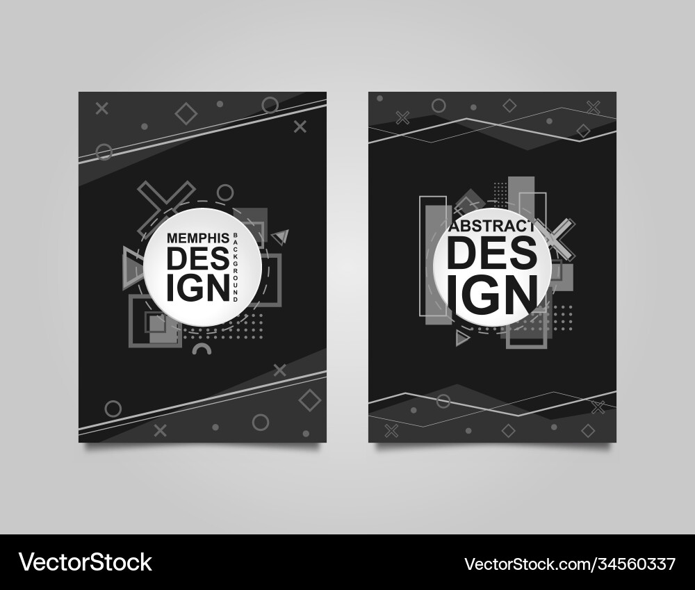 Schwarzes Cover Design Schwarzes Cover Design vektorbild