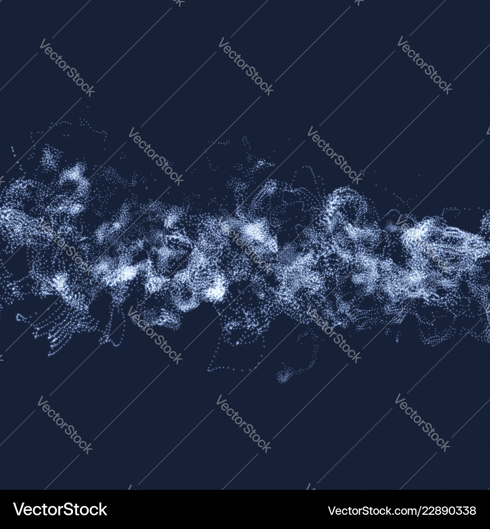 Array dynamic particles composition motion effect Array dynamic particles composition motion effect Vector Image