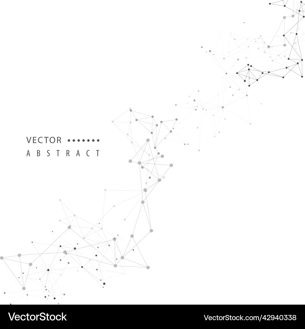 Connection dots and lines background minimal Connection dots and lines background minimal vector image