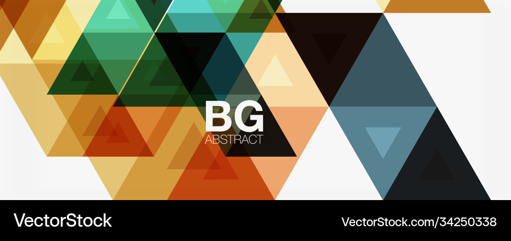 Mosaic triangle pattern abstract background Mosaic triangle pattern abstract background vector image