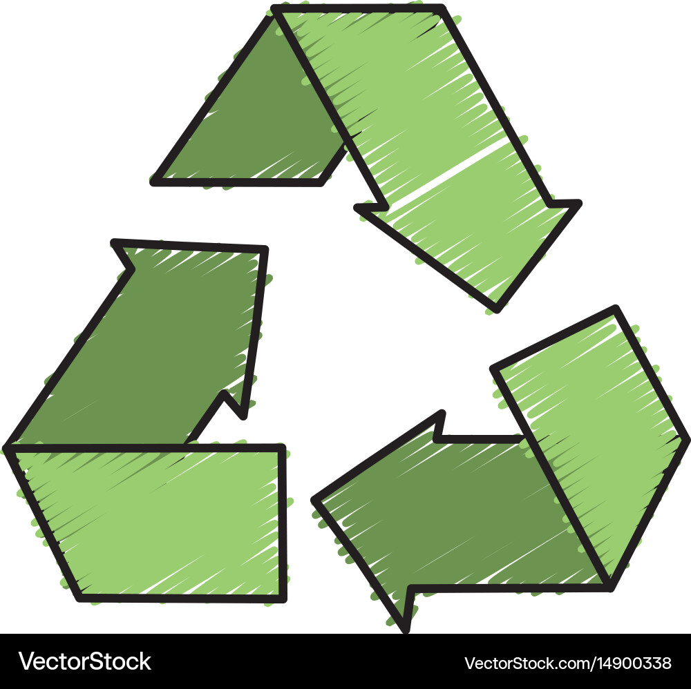Reduce recycle and reuse environment symbol Vector Image