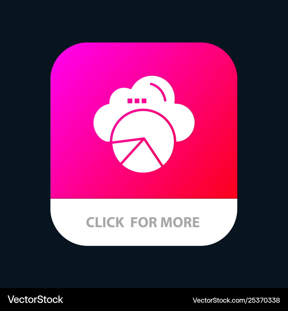 Reporting cloud data science mobile Reporting cloud data science mobile vector image