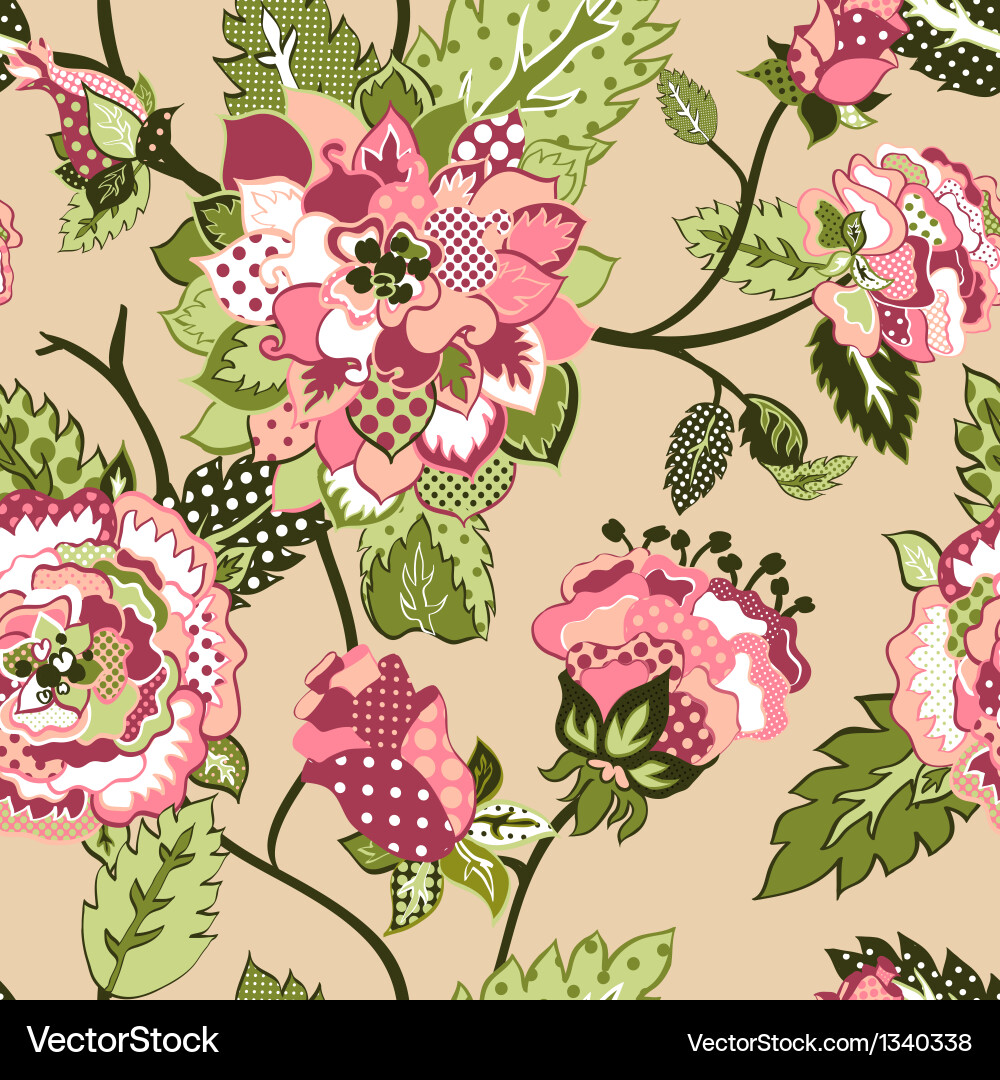 Rose seamless pattern Vector Image