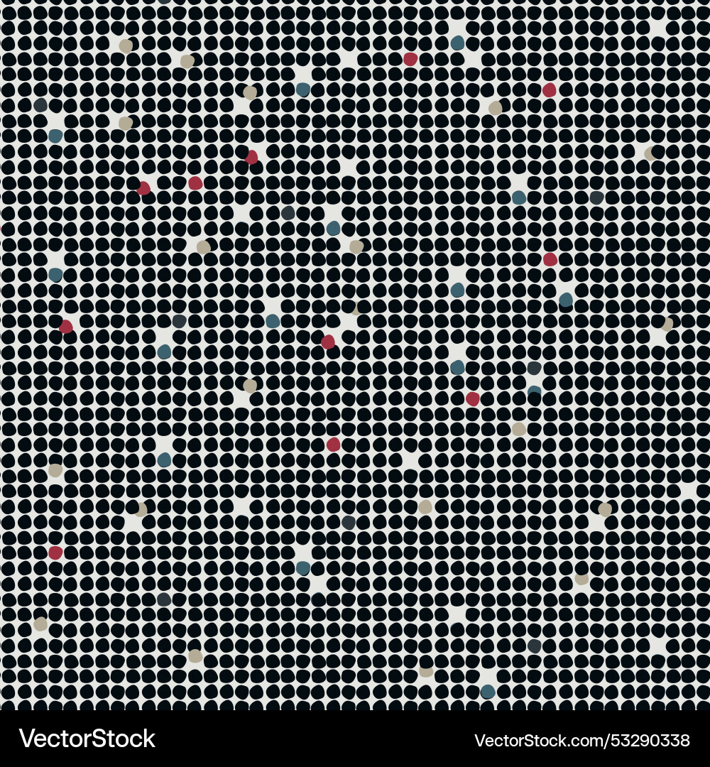 Seamless monochrome pattern in color range Vector Image