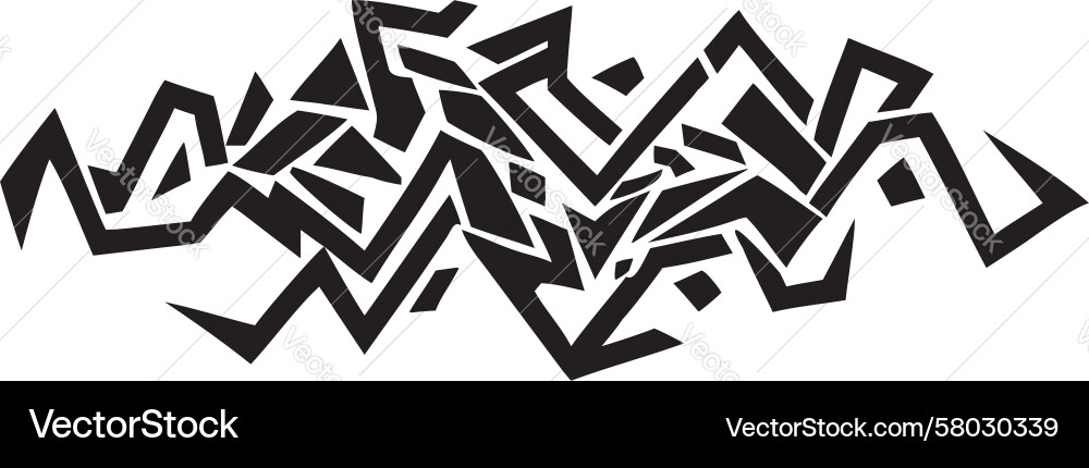 Abstract Angular Brushstroke Pattern Vector Image