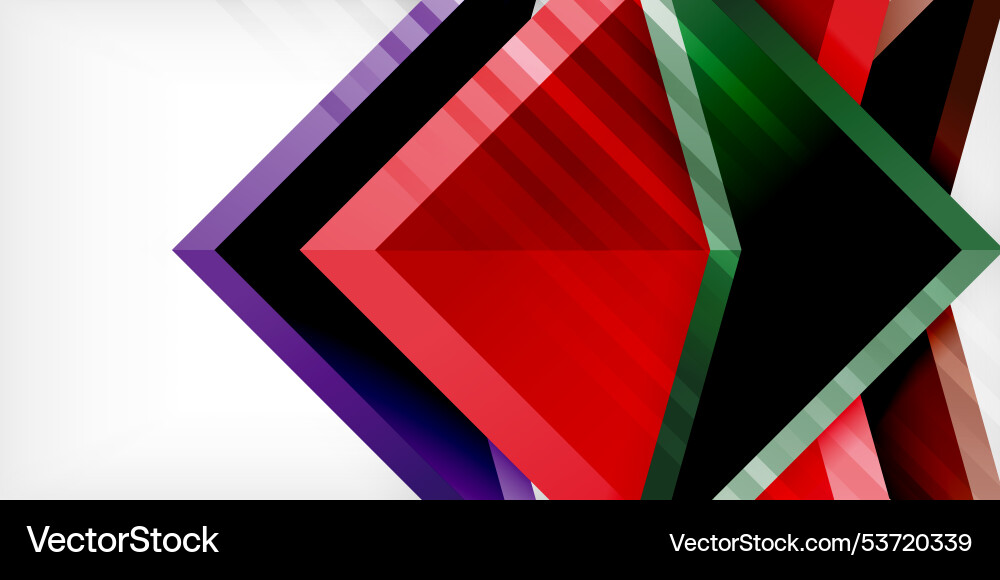 Abstract background color triangles and arrows Abstract background color triangles and arrows Vector Image