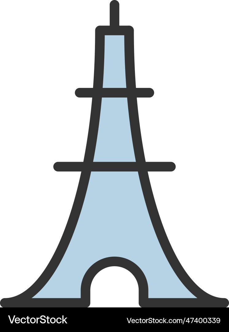 Eiffel tower icon image Vector Image